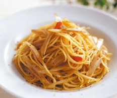 新ごぼうのパスタ