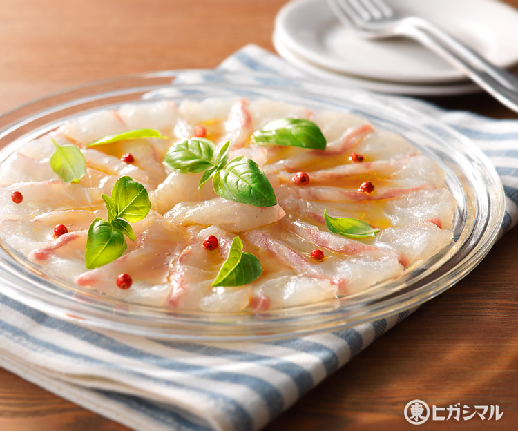 鯛のカルパッチョ