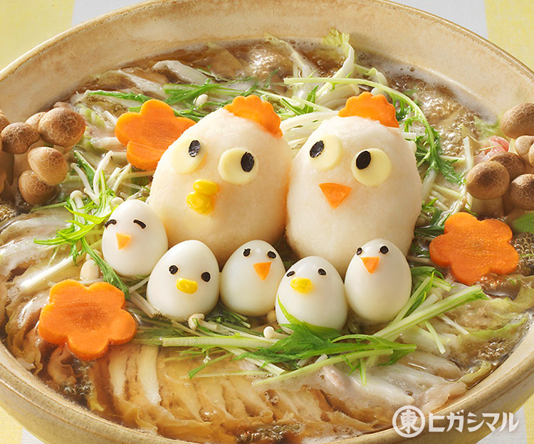 鶏のデコ鍋