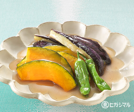 揚げ野菜のだしあんかけのレシピ 作り方 和食がいっぱい ヒガシマルレシピ ヒガシマル醤油