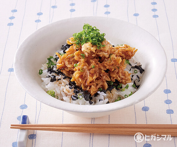 かき揚げ天丼