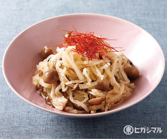 大根ときのこのナムル風