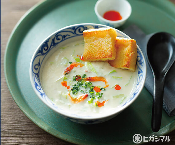 キャベツの台湾風スープ